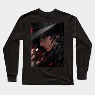 Hunters of the Dark: Explore the Supernatural World with Vampire Hunter D. Illustrations: Bloodlust Long Sleeve T-Shirt